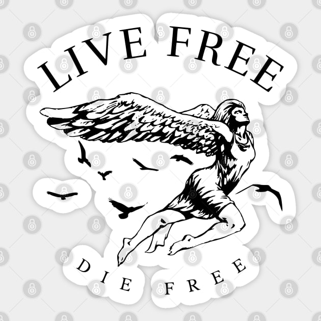 Live Free Design Sticker by CreatorJ